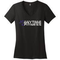 Fitness At Any Time Women's V-Neck T-Shirt