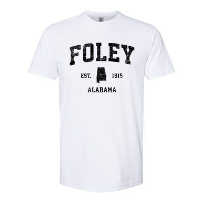 Foley Alabama Al Vintage Sports Design Established Softstyle® CVC T-Shirt