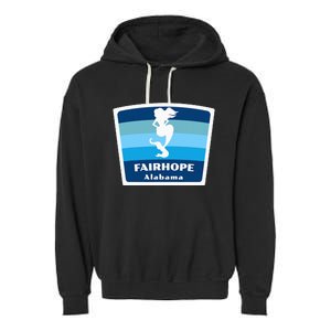 Fairhope Alabama Al Beach Mermaid Vacation Souvenir Garment-Dyed Fleece Hoodie