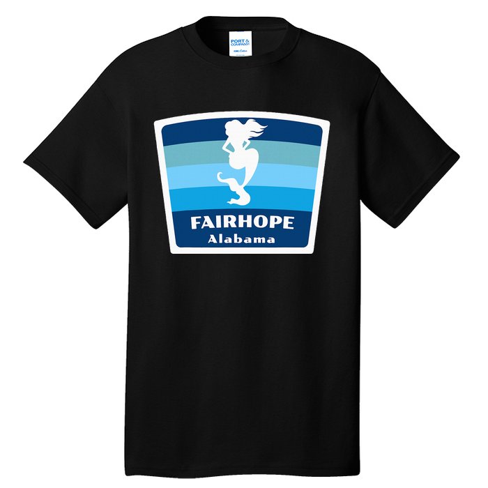 Fairhope Alabama Al Beach Mermaid Vacation Souvenir Tall T-Shirt