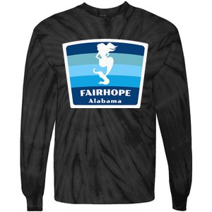 Fairhope Alabama Al Beach Mermaid Vacation Souvenir Tie-Dye Long Sleeve Shirt