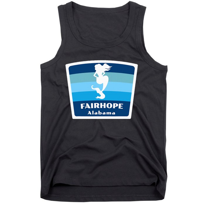 Fairhope Alabama Al Beach Mermaid Vacation Souvenir Tank Top