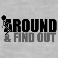 F Around And Find Out Funny Ladies PosiCharge Tri-Blend Wicking Tank