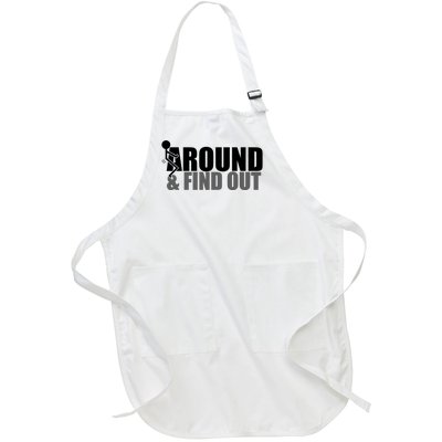 F Around And Find Out Funny Full-Length Apron With Pockets