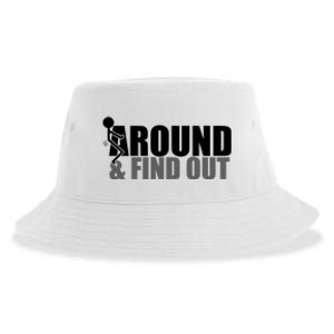 F Around And Find Out Funny Sustainable Bucket Hat