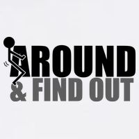 F Around And Find Out Funny Flat Bill Trucker Hat