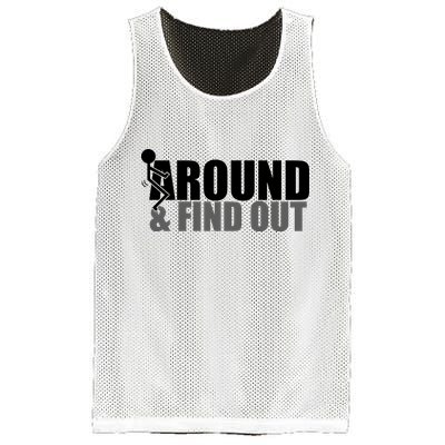 F Around And Find Out Funny Mesh Reversible Basketball Jersey Tank