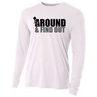 F Around And Find Out Funny Cooling Performance Long Sleeve Crew