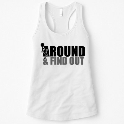 F Around And Find Out Funny Womens Tank Top
