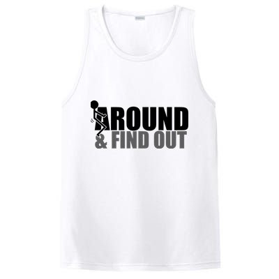 F Around And Find Out Funny PosiCharge Competitor Tank