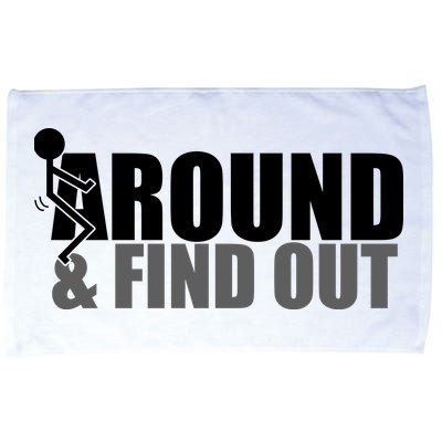 F Around And Find Out Funny Microfiber Hand Towel
