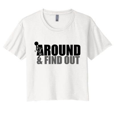 F Around And Find Out Funny Crop Top
