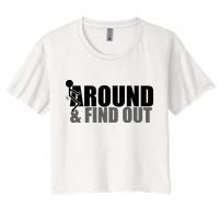 F Around And Find Out Funny Crop Top