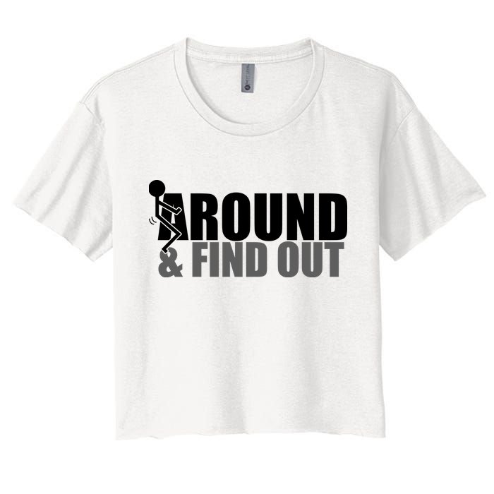 F Around And Find Out Funny Crop Top