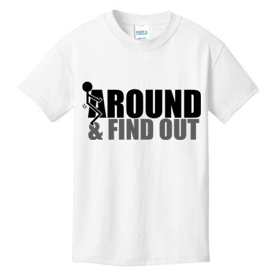 F Around And Find Out Funny Kids T-Shirt