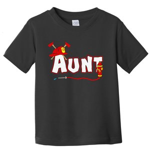 Firefighter Aunt Auntie Fire Department Hydrant Gift Toddler T-Shirt