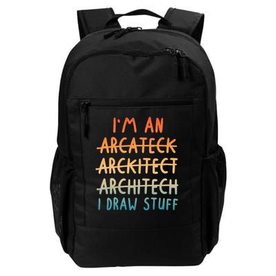 Funny Architect Art Men Women Architecture Lovers Architect Daily Commute Backpack