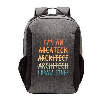 Funny Architect Art Men Women Architecture Lovers Architect Vector Backpack