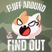 Fluff Around And Find Out Funny Sarcastic Cat Lady Legacy Tie Dye Trucker Hat