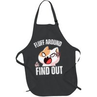 Fluff Around And Find Out Funny Sarcastic Cat Lady Apron