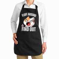 Fluff Around And Find Out Funny Sarcastic Cat Lady Apron