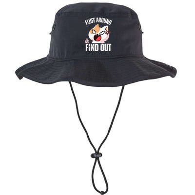 Fluff Around And Find Out Funny Sarcastic Cat Lady Bucket Hat