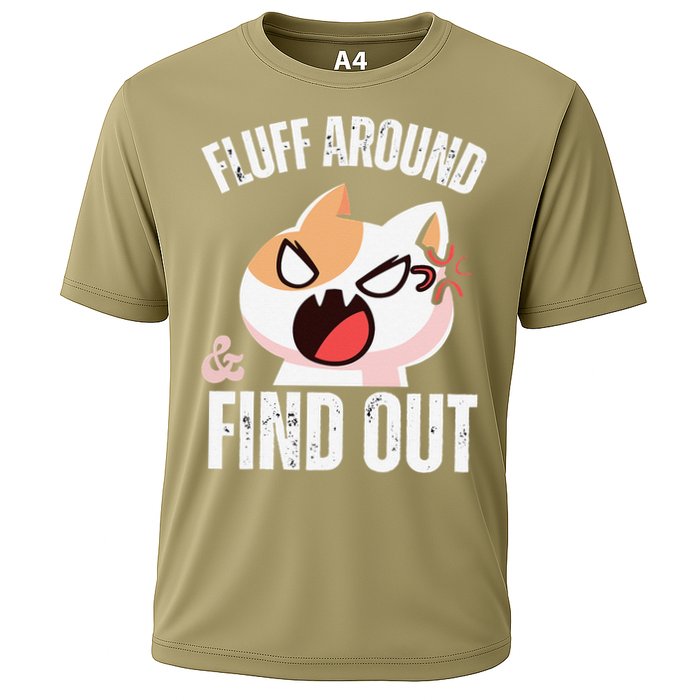 Fluff Around And Find Out Funny Sarcastic Cat Lady Performance Shirt