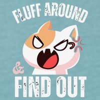 Fluff Around And Find Out Funny Sarcastic Cat Lady Sueded Cloud Jersey T-Shirt