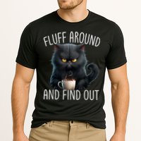 Fluff Around And Find Out Funny Cat Adult Humor Performance Shirt