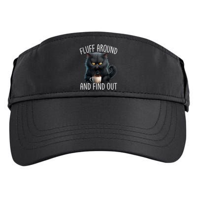 Fluff Around And Find Out Funny Cat Adult Humor Adult Drive Performance Visor