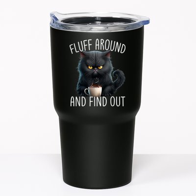 Fluff Around And Find Out Funny Cat Adult Humor Tumbler