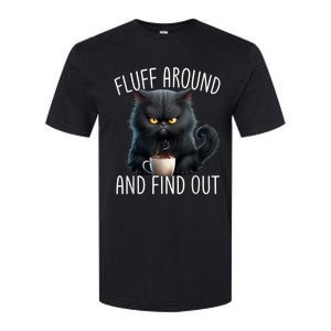 Fluff Around And Find Out Funny Cat Adult Humor Softstyle CVC T-Shirt