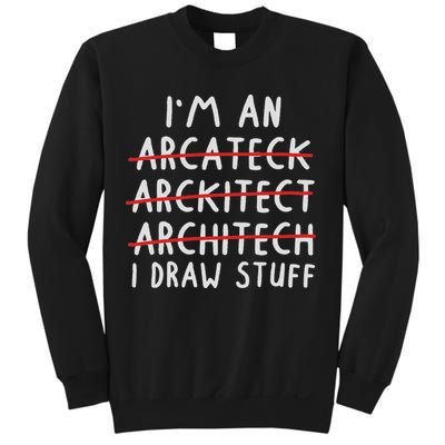 Funny Architect Art Women Future Architecture Pun Lovers Sweatshirt