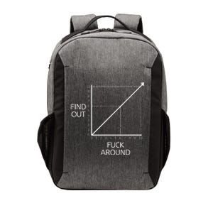 Fuck Around And Find Out Funny Graph Chart Joke Math Vector Backpack