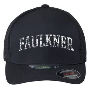 Faulkner Athletic Arch College University Alumni Flexfit Unipanel Trucker Cap