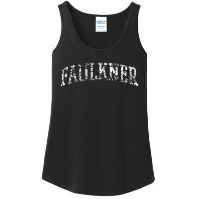 Faulkner Athletic Arch College University Alumni Ladies Essential Tank