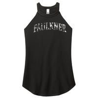 Faulkner Athletic Arch College University Alumni Women's Perfect Tri Rocker Tank