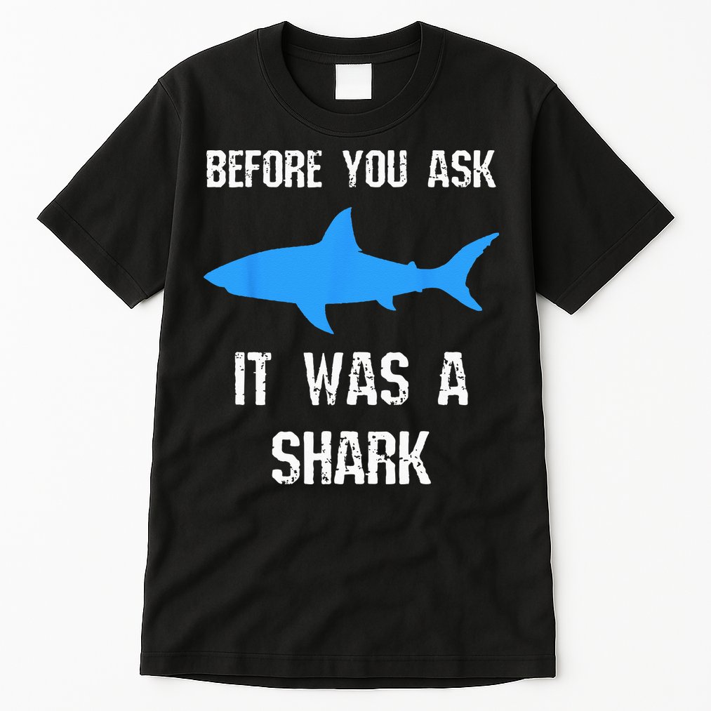 Funny Amputee Amputation Surgery Shark Humor Tall T-Shirt
