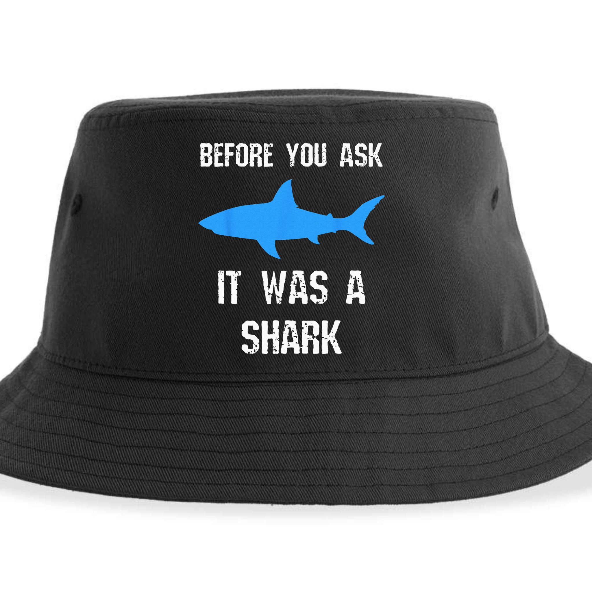 Funny Amputee Amputation Surgery Shark Humor Sustainable Bucket Hat