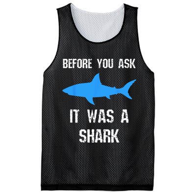 Funny Amputee Amputation Surgery Shark Humor Mesh Reversible Basketball Jersey Tank