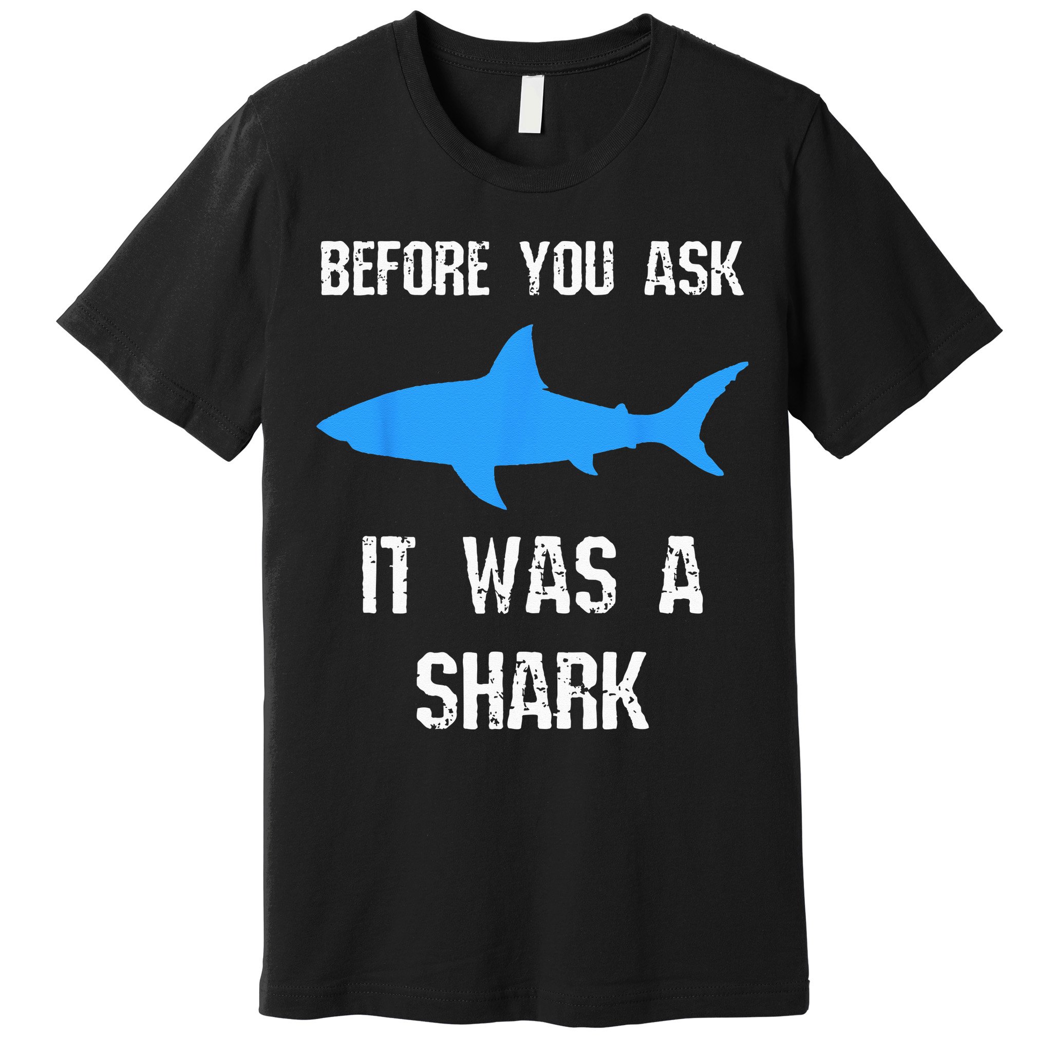 Funny Amputee Amputation Surgery Shark Humor Premium T-Shirt
