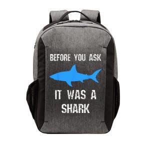 Funny Amputee Amputation Surgery Shark Humor Vector Backpack