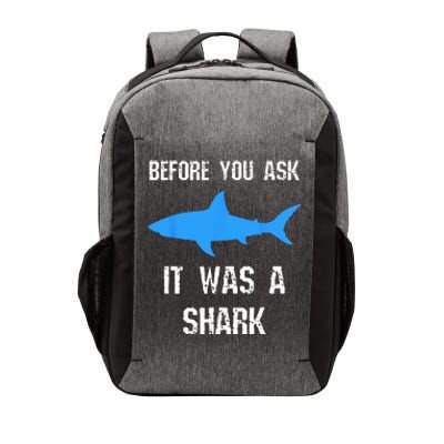 Funny Amputee Amputation Surgery Shark Humor Vector Backpack