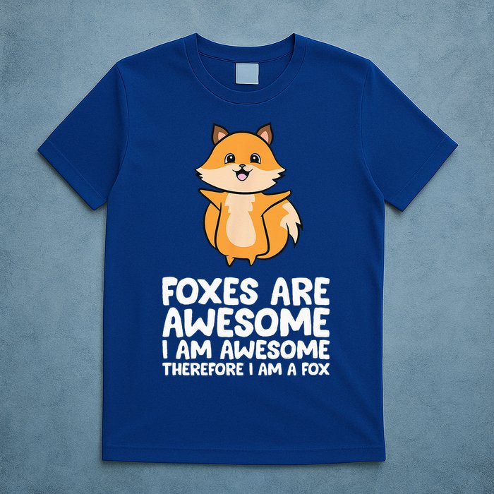 Foxes Are Awesome. I Am Awesome Therefore I Am A Fox T-Shirt