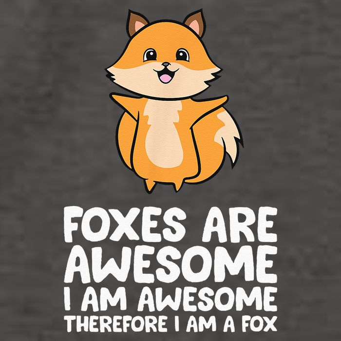 Foxes Are Awesome. I Am Awesome Therefore I Am A Fox Vector Backpack