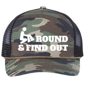 Fuck Around And Find Out Retro Rope Trucker Hat Cap