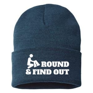 Fuck Around And Find Out Sustainable Knit Beanie