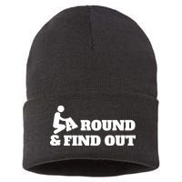 Fuck Around And Find Out Sustainable Knit Beanie
