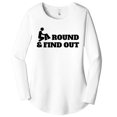 Fuck Around And Find Out Women's Perfect Tri Tunic Long Sleeve Shirt