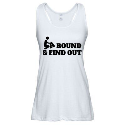 Fuck Around And Find Out Ladies Essential Flowy Tank